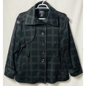 MM Essentials By Marc Mattis Women’s Trench Coat Size 2X ( Missing Belt)